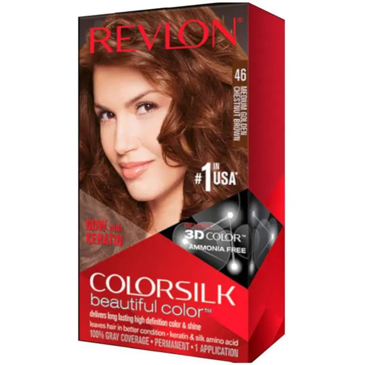 Revlon Colorsilk Hair Color 46 Medium Golden Chestnut Brown