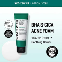 Some By Mi - AHA BHA PHA 30 Days Miracle Acne Clear Foam 100ml (Made in Korea)