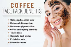 Coffee Skin Whitening Facial kit All Skin Type With Bleach| Pack Of 6 | Organic Coffee Facial