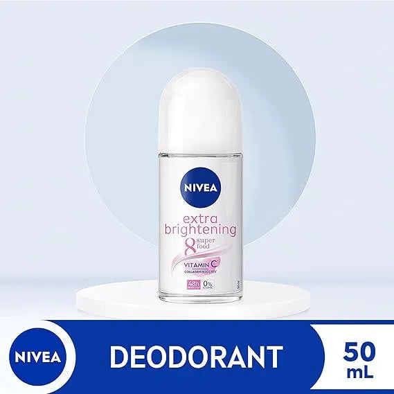 Nivea Extra Brightening Deodorant Roll-On For Women 50ml