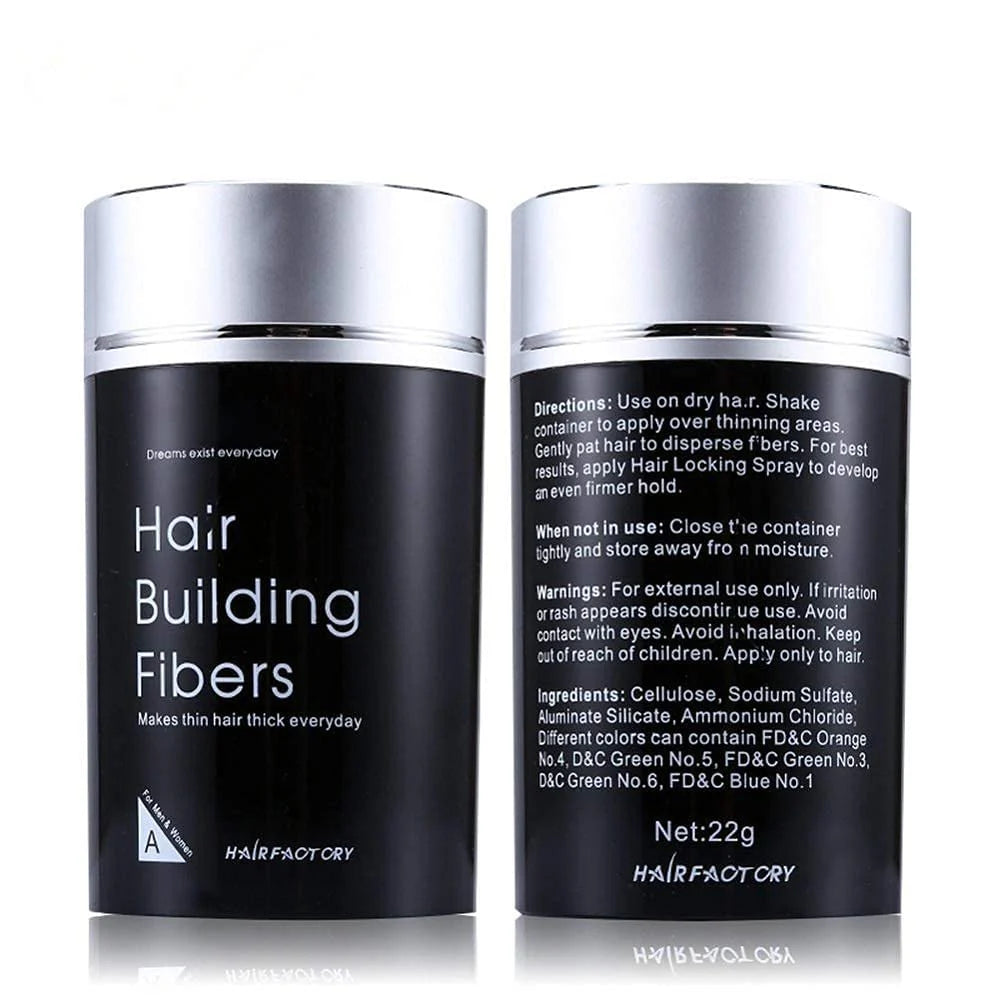 Dexe Hair Building Fibers Black 22g | For Men & Women