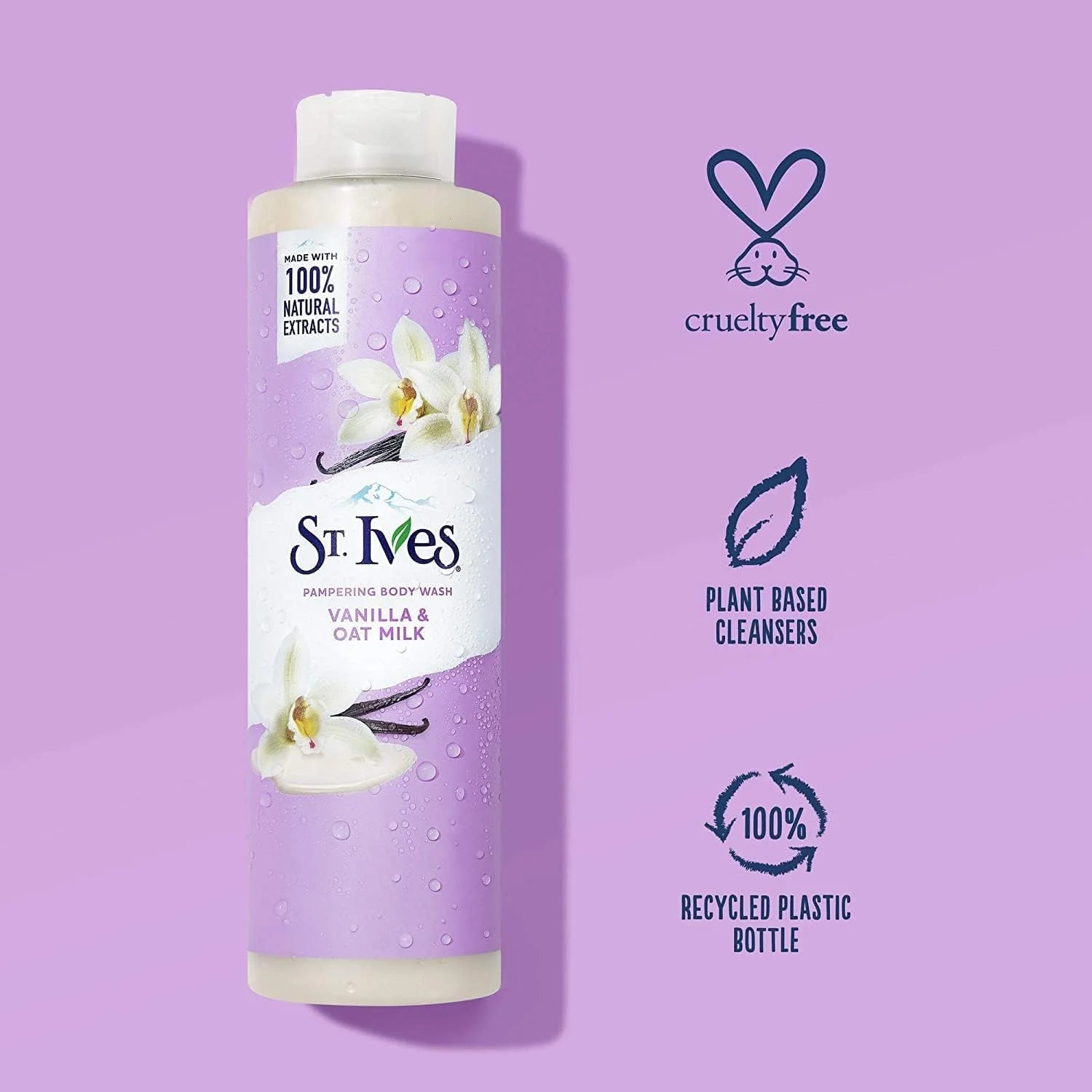 St. Ives Body Wash Vanilla & Oat Milk 650ml