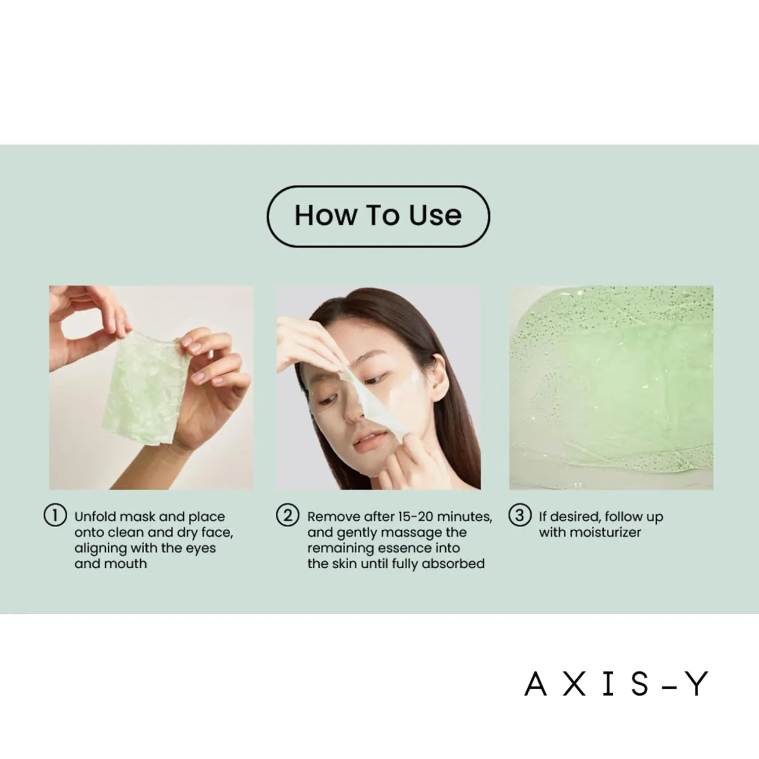 AXIS-Y Mugwort Green Vital Energy Complex Sheet Mask 27ml