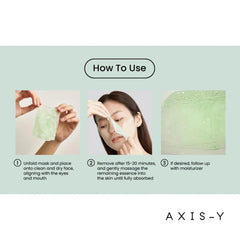 AXIS-Y Mugwort Green Vital Energy Complex Sheet Mask 27ml