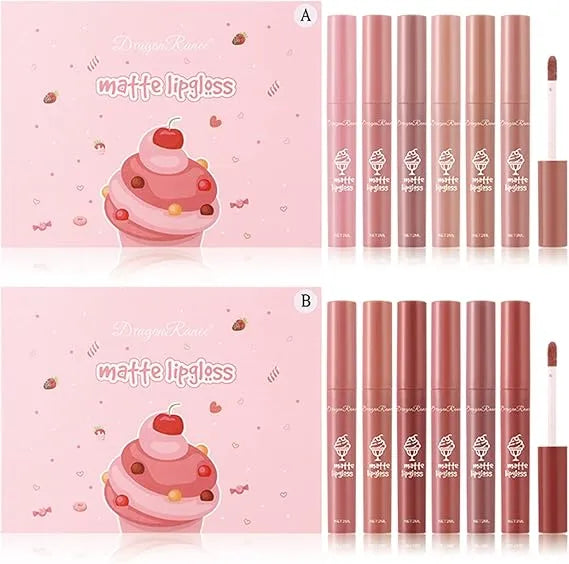 Dragon Ranee Matte Lip Gloss Set (6 Pcs)