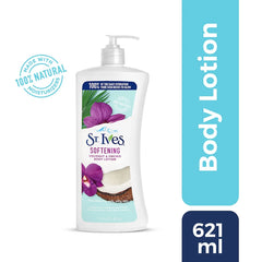 St ives Body Lotion Usa Soft & Silky Coconut & Orchard 21Oz/621ML