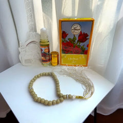 Labbaik  Bakhoor Attar With Tasbeeh Alcohol-Free Fragrance - 6ml