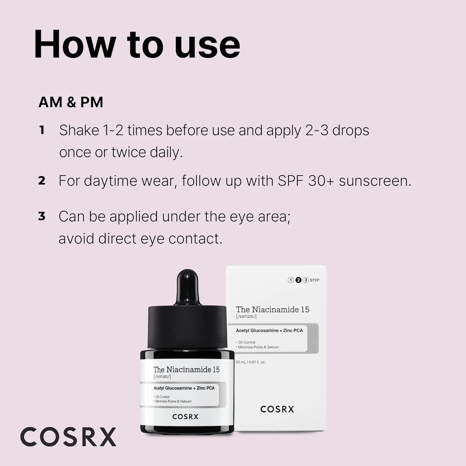 COSRX Niacinamide 15% Face Serum 20ml