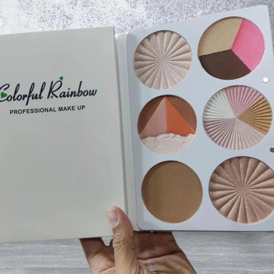 Colorfull Rainbow Professional Makeup Kit