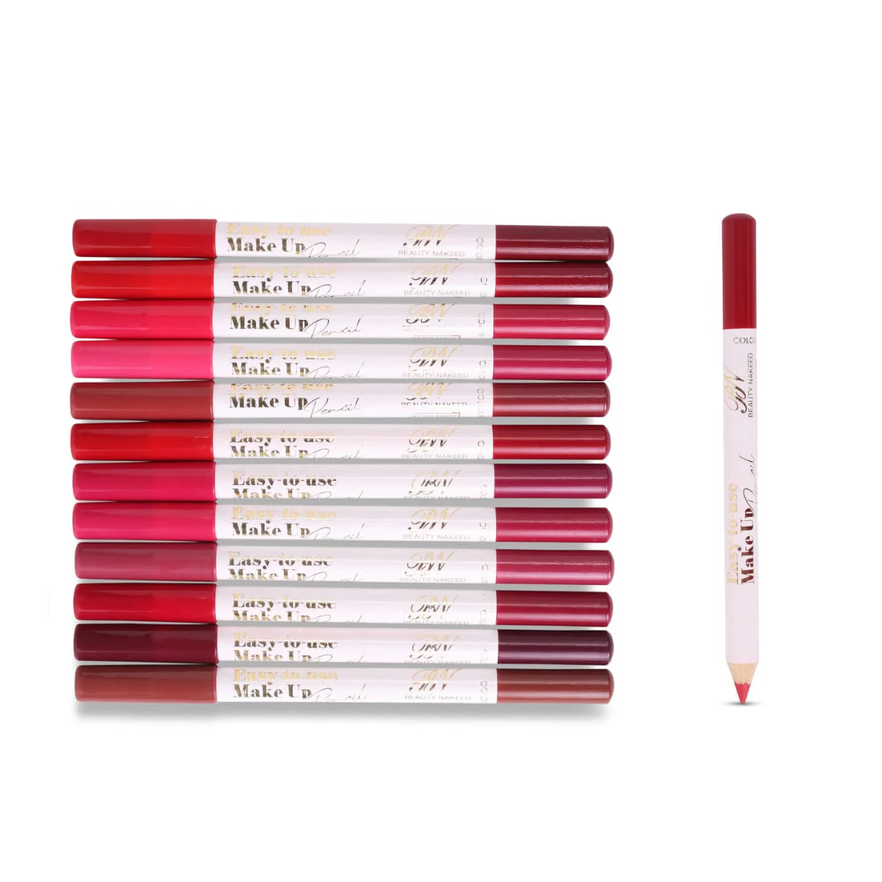 BN Easy to use Makeup Pencils Pack of 12 Lip Liner Pencil