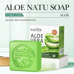 Sadoer Aloe Vera Smooth Cleansing Natural Soap 100g