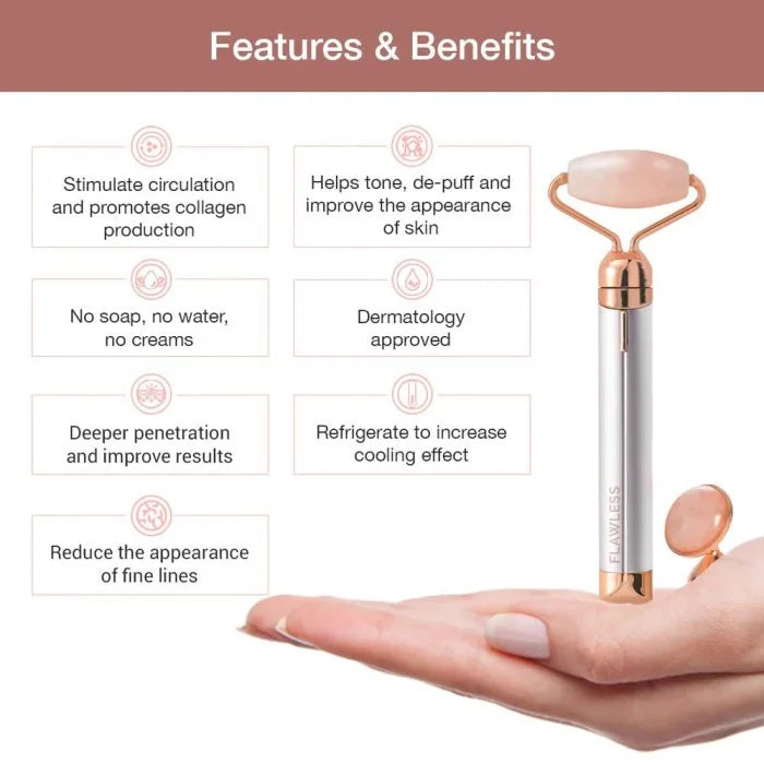 Finishing Touch Flawless Contour Facial Roller & Massager