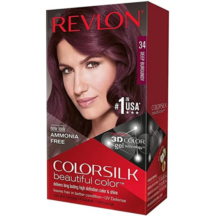 Revlon Colorsilk Hair Color 34 Deep Burgundy