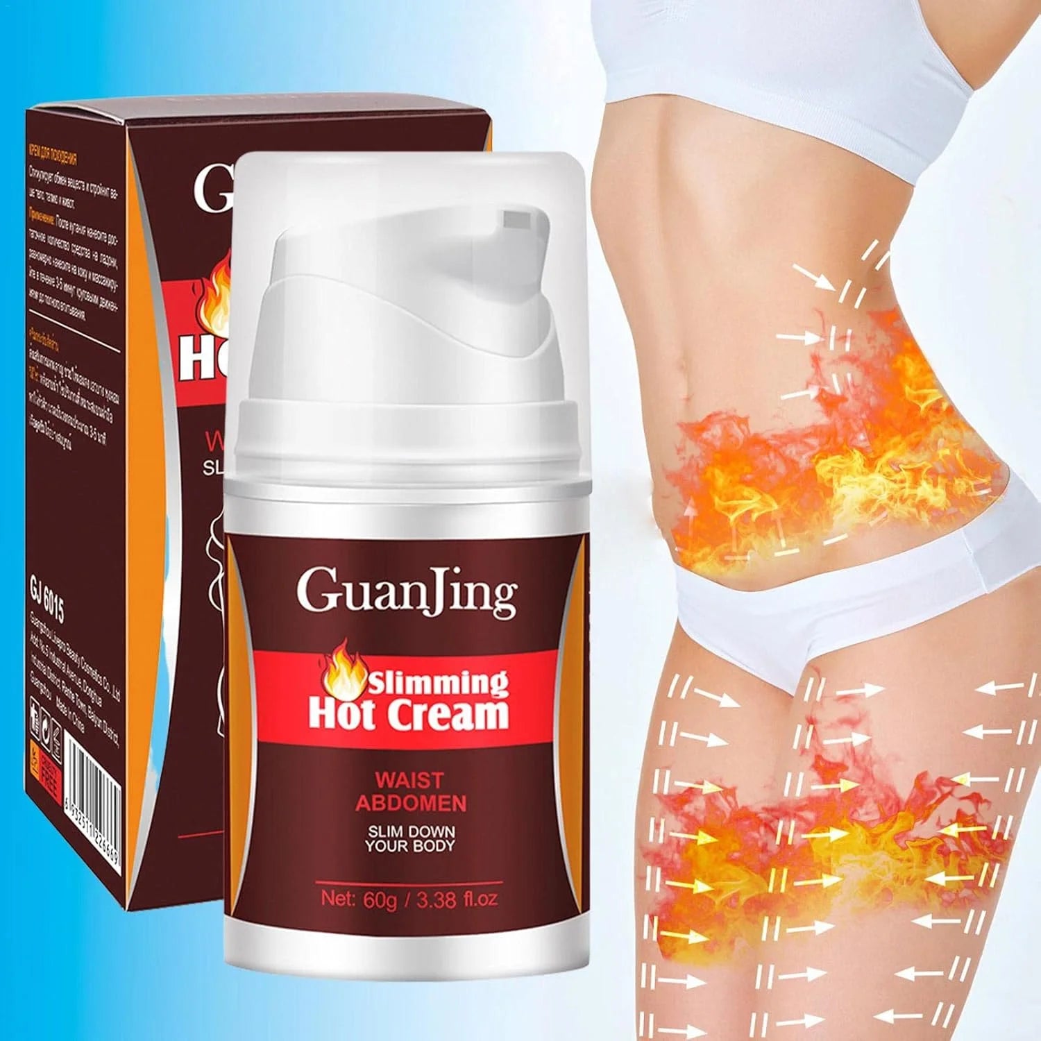 Guanjing Belly Fat Burner Cream for Women - 60g