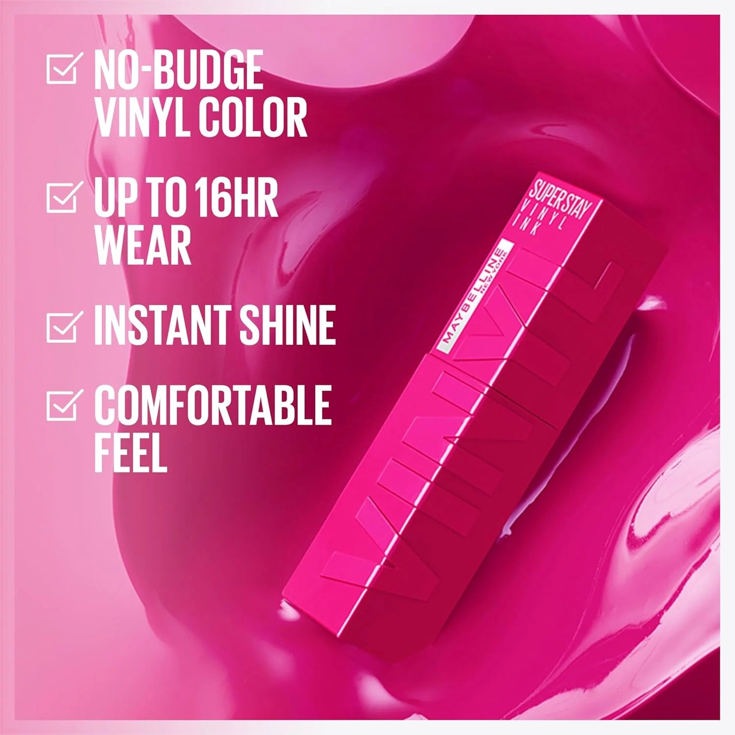 Maybelline Super Stay Vinyl Ink Liquid Lipstick -155 Upbeat