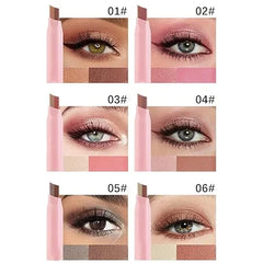 Dragon Ranee New Fashion Color 6pcs Stick Eyeshadow Set