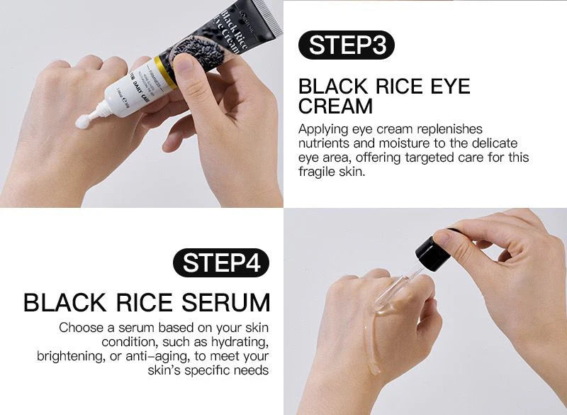 KORMESIC more elastic moisturizing the skin for daily care black rice eye cream 30g