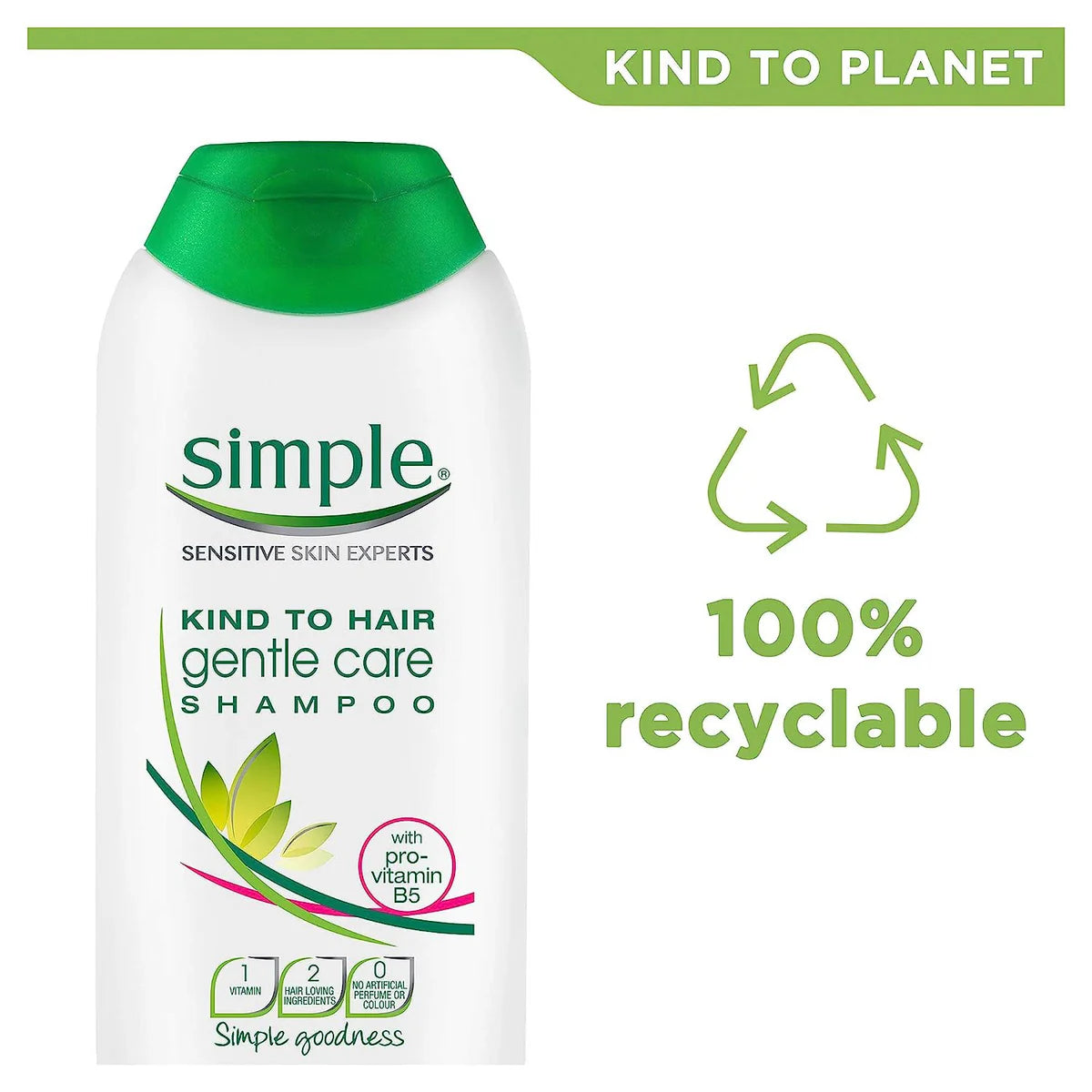 Simple Kind to Hair Gentle Care Shampoo 200ml