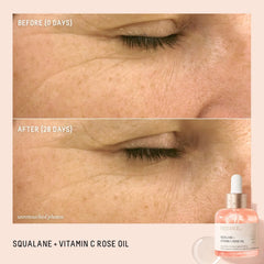 Biossance Squalane + Vitamin C Rose Oil  30ml Made in USA