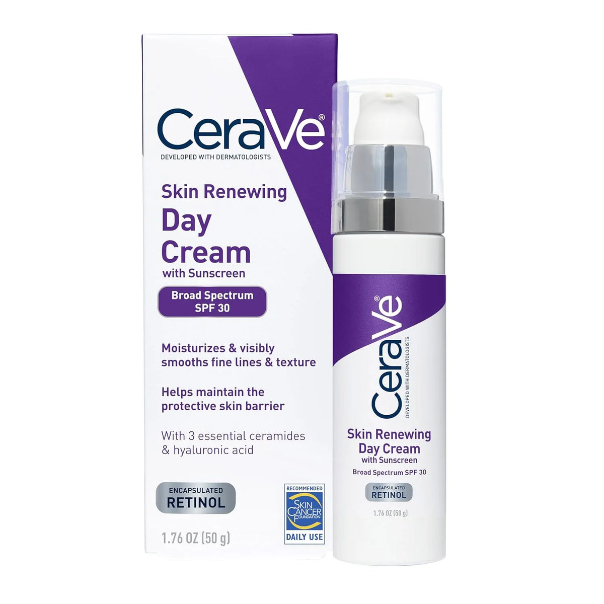 Original CeraVe Skin Renewing Day Cream SPF 30 50g