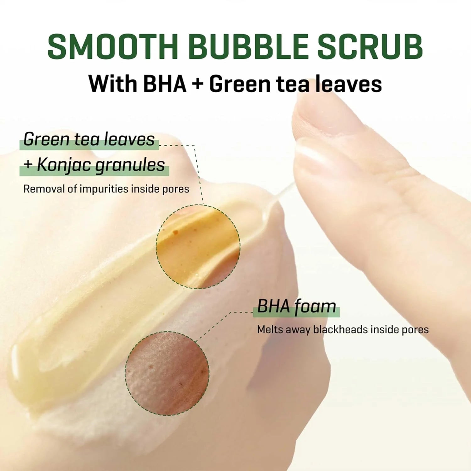 Some By Mi Bye Bye Blackhead 30 Days Miracle Green Tea Tox Bubble Cleanser 120g