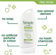 Simple Kind to Skin Refreshing Shower Gel 250ml