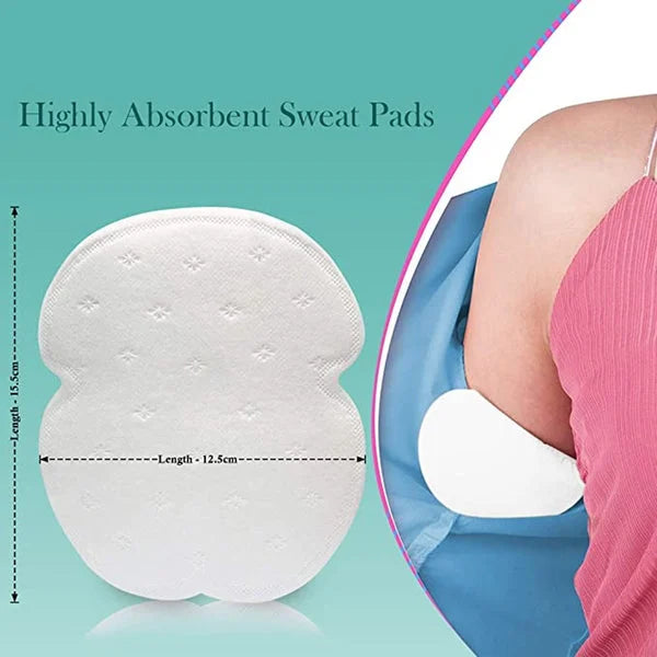 10 pcs Disposable Underarm Sweat Pads Anti Allergic, Anti Bacteria, Anti Smell