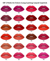 Glamorous Face Long-Lasting Liquid Lipstick (24 Colors)