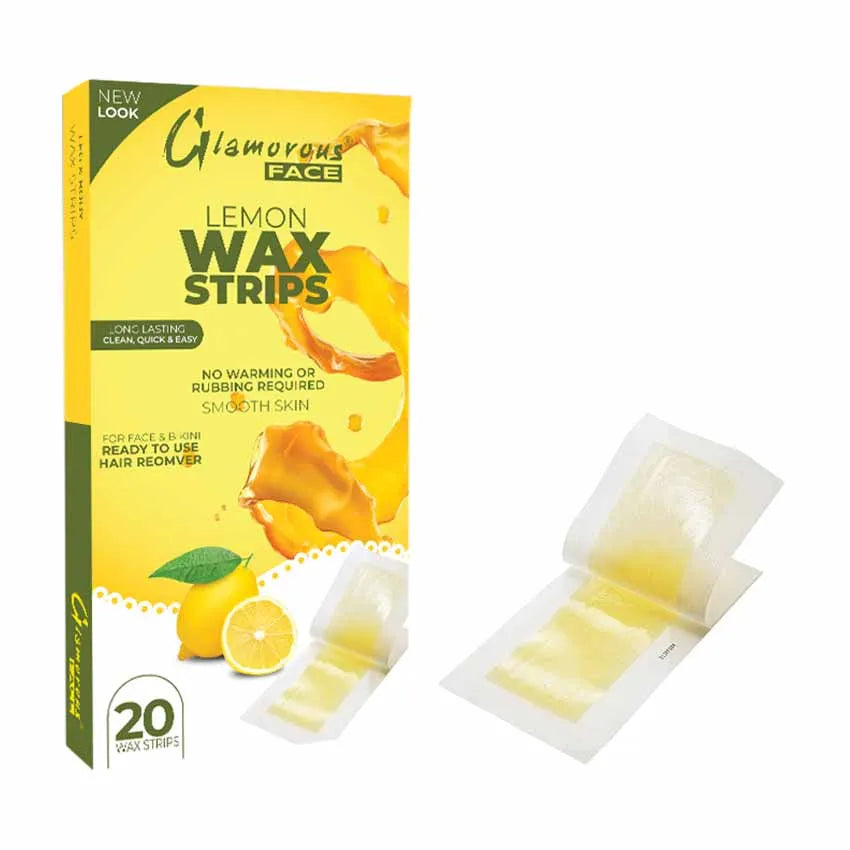 Glamorous Face Body Wax Strips 4 Flavors