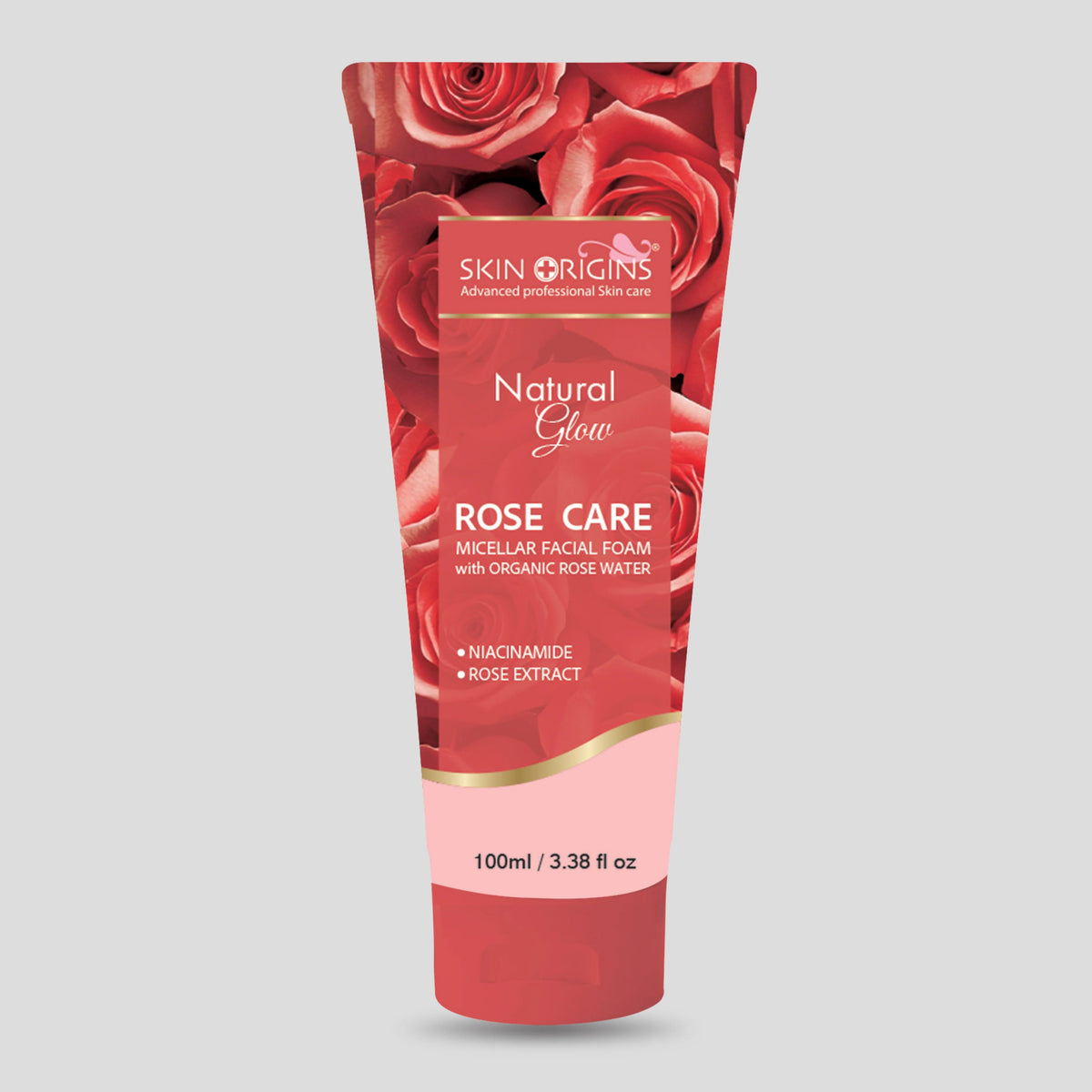 Skin Origins Rose Care Micellar Facial Foam - 100ml