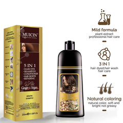 Muicins Ultimate 5-in-1 Hair Color Shampoo 200ml
