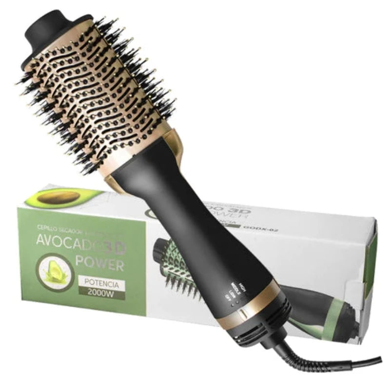 One Step Hot Air Brush Dryer Straightener with Gift Hair Hold