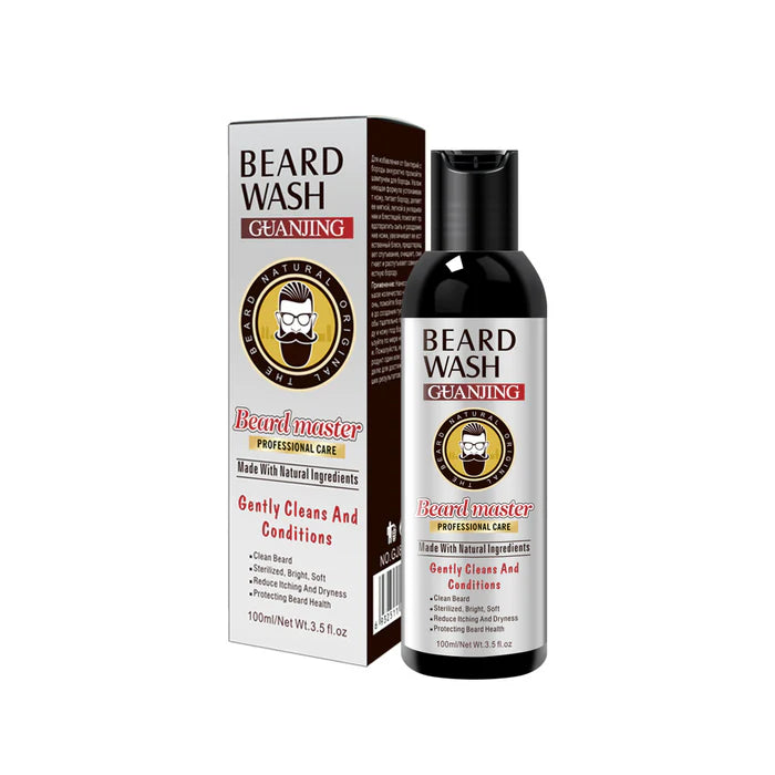 GUANJING Beard Wash Men's Beard Shampoo - 100ml