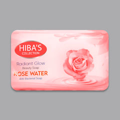 Hiba's Collection Soap Radiant Glow Rose Water 125gm
