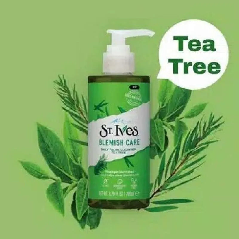 ST.ives Blemish Tea Tree Facial Cleanser Wash 200ml Original