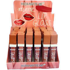 Huda Matte Me Lip Gloss Set (6 Pcs)