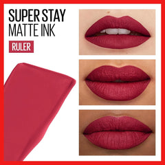 Maybelline - Superstay Matte Ink Liquid Lipstick Bricks City Edition - Ruler 80