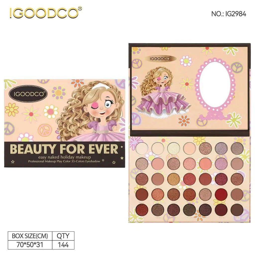 Igoodco Beauty For Ever 35 Color Eyeshadow Palette