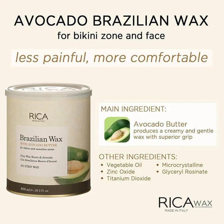 Rica Avocado Butter Brazilian Wax