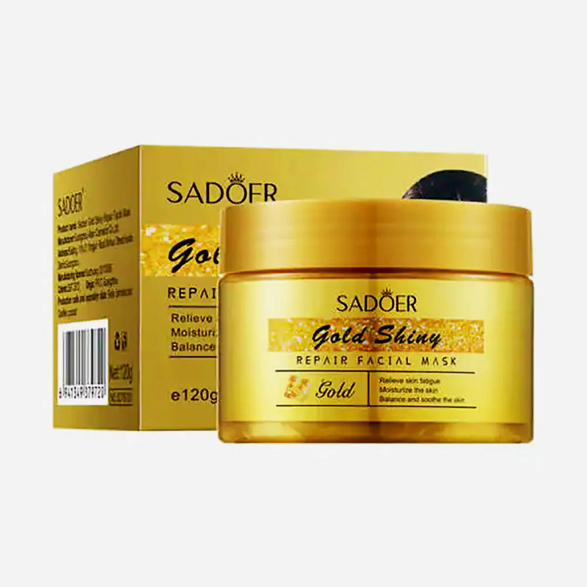 SADOER Gold Shiny Moisturizing Soothing Oil Control Refreshing Facial Mask - 120g