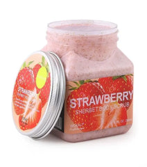 Wokali Sherbet Body Scrub - Strawberry Flavour 350ml