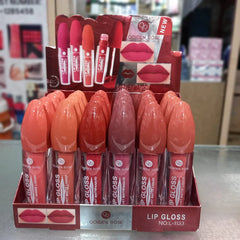 6 Pcs Qoiden Rose Velvet Matte Liquid Lip Gloss