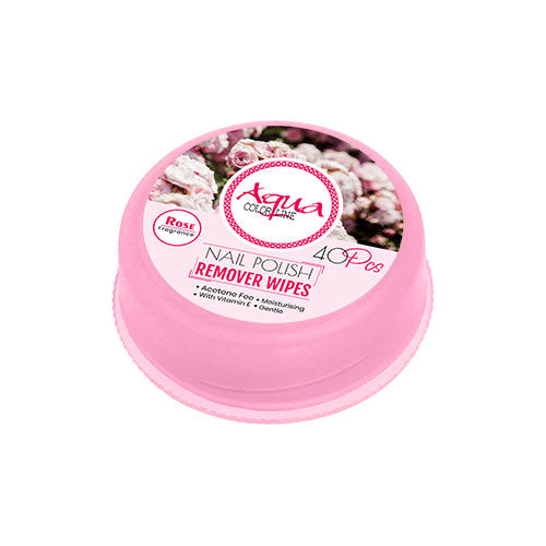 Aqua Color Line Nail polish Remover Pad 40 Pieces