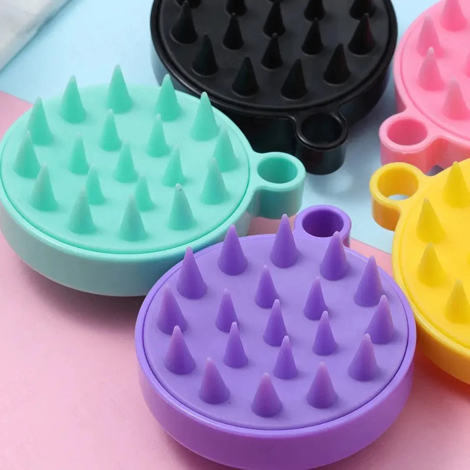 Portable Mini Silicone Hair Scalp Massage Comb