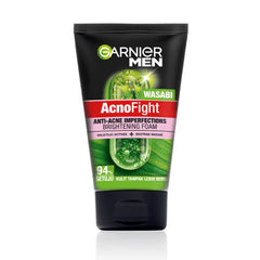 Garnier Men Acno Fight Wasabi Brightening Foam Facial Cleanser 100ml