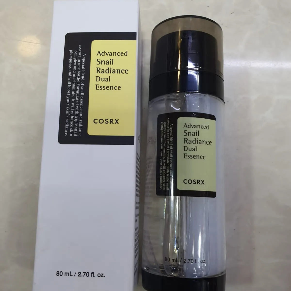 Cosrx Advanced Snail Radiance Dual Essence 80ml