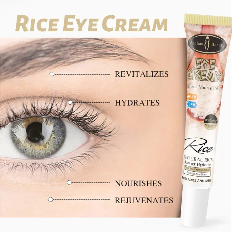 Aichun Beauty Natural Rice Nourish Eye Cream 25g