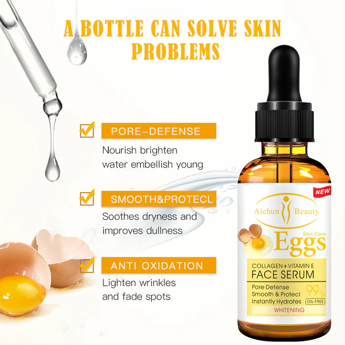 Aichun Beauty Vitamin E Egg Extract Anti Wrinkle - 30ml