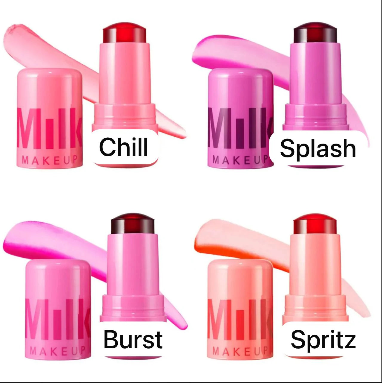 4Pcs Hudamoji Jelly Tint Long Lasting Water Jelly Blush