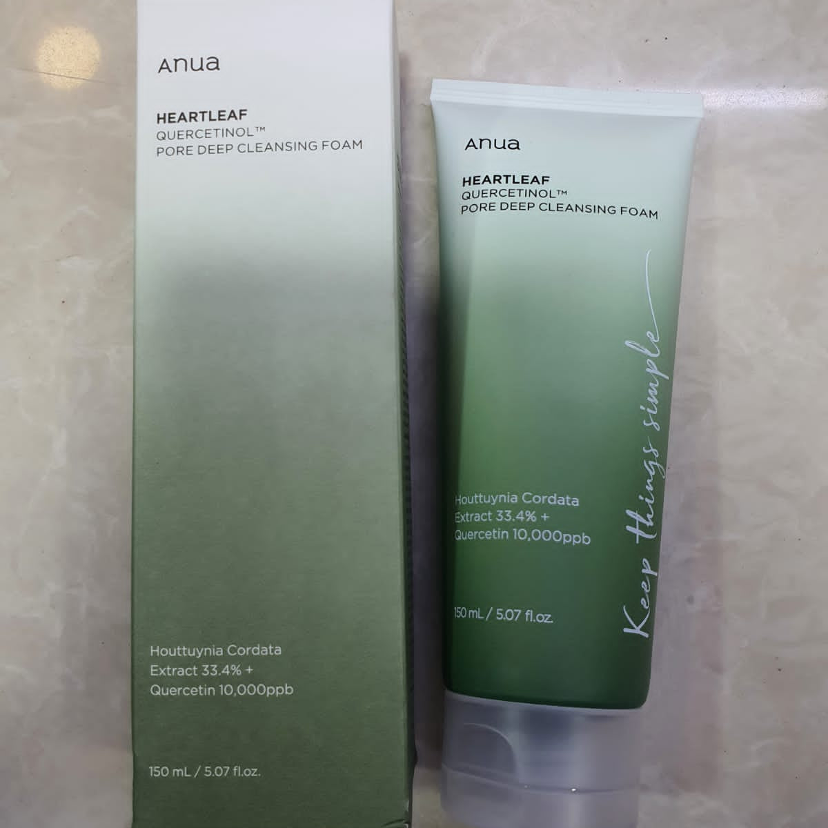 Anua Heartleaf Quercetinol Pore Deep Cleansing Foam 150ml